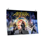 36"x24" Premium Matte horizontal posters. Rock Band Anthrax
