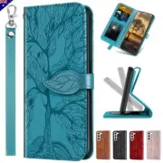 For Samsung S24 S23 S22 S21 S20 FE Ultra Plus Case Magnet Leather Wallet Cover