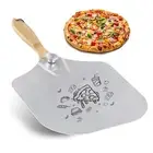 12 inch Metal Pizza Peel HIA Aluminum Pizza Spatula Paddle Shovel with Foldab...