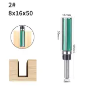 8MM 12MM Shank Green Yellow Z4 Pattern Router Bits Woodworking Milling Cutter fo