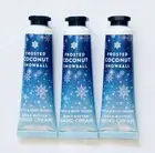 Bath & Body Works Shea Butter Hand Cream Frozen Coconut Snowball Lot of 3 NEW