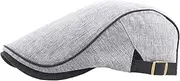 [NLAND] Flat Cap Men's Beret Hat Breathable Peaked Cap Vintage Flat Cap Gatsby Ivy Irish Hat