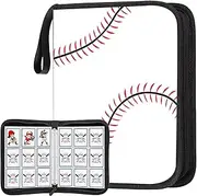 648 Pockets Baseball Card Binder for Baseball Trading Cards, Display Case with Baseball Card Sleeves Card Holder Protectors Set for Football Card and Sports Card