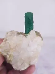 119-Gm Beautiful Natural Color Emerald Crystal Specimen From Swat Mine Pakistan