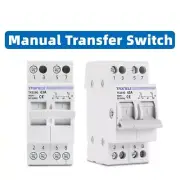 Electric Moulded Case Dual Power Transfer Circuit Breaker Changeover Switch 230V
