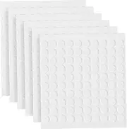 COHEALI 600pcs Double Sided Tape Sticky Dots for Wall Mounting Removable Adhesive Craft Glue Points No Mark Left