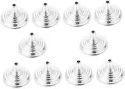 SEWACC 10Pcs Mini Flag Holder Stands for Small Flags Table Flag Stand for Office Desk Party Decorations Holiday Events Base Design