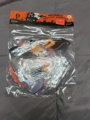 Vintage Halloween Witch Dancer Crepe Paper Decoration Sealed Never Used