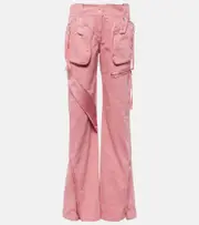 [Blumarine] Blumarine Low-rise straight cargo jeans AU 6 pink