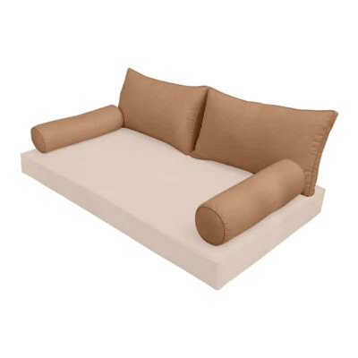 |COVER ONLY| STYLE 2 Crib Bolster Pillow Daybed Porch Swing Pipe Trim AD104