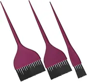 MOTHNUR Hair Dye Brush Set 3 Pack Hair Coloring Comb Stylist Tools Gentle Bristles Applicator Brush