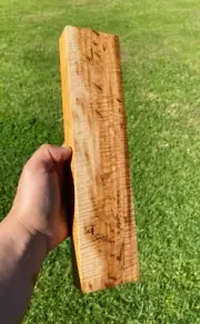 Curly Tasmanian Oak Billet Wood Carving Woodturning Saya Making DIY Timber