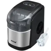 Ice Maker Machine with Handle, Portable Countertop Cube Making Machine Freezer 9