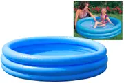 Intex 3 Ring Inflatable Pool Crystal Blue (1.14m x 25cm)