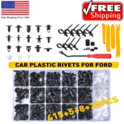 415pc Car Body Rivet Push Pin Plastic Fastener Retainer Bumper Fender Trim Clips (for: MG)