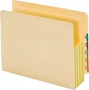 Globe-Weis Tyvek Gussets End Tab Manila Pockets (65164GW)