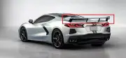 Painted 2020-25 Chevrolet Corvett Quick Silver Spoiler C8 Color-GAN/9W5/WA636R (for: Chevrolet)