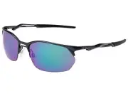 Oakley Wire Tap 2.0 Sunglasses OO4145-0360 Satin Light Steel/Prizm Jade