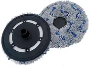 Compatible for Ecovacs Deebot X1 Omni / T10. Turbo Mop Kit Mopping Plate with Washable Cleaning Mop Cloth Replace Robot Cleaer Spare Parts (Color : Mop Plate Set)