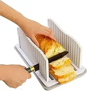 Homemade Bread Slicer - Precise Sandwich Cutting Board | Foldable and Compact Bread Cutting Guide, for Homemade Sandwiches, Cakes