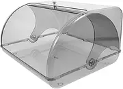 Hohopeti Flip Storage Box Desk Entryway Boxes Jewelry Countertop Container Holder Table Home Decor Key Storage Decoration Trinket Tray Entrance Key Tray Key Organizer Transparent Plastic