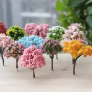 30PC Miniatures Lot Landscape Flower Trees HO/OO Scale Garden Plants Scenery
