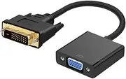 Dvi to Vga Adapter Cable Resolution Dvi Male to Female No Power Needed Suitable for Tv Computer