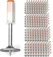 200pcs Round Nails for Mini Steel Concrete Nail Gun, 27mm x 7.3mm Mini Round Nails, Nail Gun Accessories