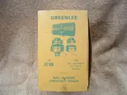 NOS BRAND NEW MINT 737 / 737BB GREENLEE KNOCKOUT PUNCH SET USA ROCKFORD ILLINOIS