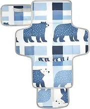 Reusable Changing pad for Baby with Tissue Pocket Portable Changing pad for Baby for Moms, Dads