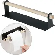 Adhesive Paper Towel Holder Under Cabinet for Kitchen Bathroom Paper Roll Holder Self Adhesive Paper Towel Rack for Kitchen Wall Mounted & No Drilling, Removable/1760
