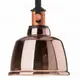 18PARK-格雷吊燈-10色-鍍玫瑰金玻璃燈罩(黑燈體)-含燈泡組合(4W*1) (10折)