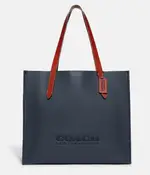 COACH 專櫃 配色托特包 RELAY TOTE｜夏日限定★滿萬折$500!!保健食品3件9折!!