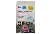 10pc BabyU Fragranced Disposable Liners for Potette Plus Toilet Training Seat