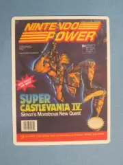 2.5" STICKER NINTENDO POWER Gaming News: Super Castlevania IV, Simon's New Quest