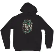 Hoodie - And The Mad Hatter Distressed Hoodie pure cotton
