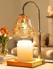 Candle Warmer Lamp with Timer Dimmer, Adjustable Flower Lamp Warmer for Large...