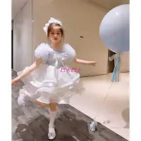 在飛比找Yahoo!奇摩拍賣優惠-新款上市蓬蓬裙女童裝公主裙兒童韓系超萌蓬蓬裙-巴卡巴卡 滿5