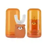 在飛比找遠傳friDay購物優惠-【Luveta】U型牙套式兒童電動牙刷 - 棕熊 (3-6歲