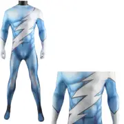 Superhero Quick Silver Cosplay Costume 3D Printed Spandex Jumpsuit