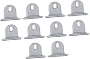 BRIGHTFUFU 10Pcs Durable Awning Hook Rings for Easy to Use Outdoor Accessories for Hanging Clothes and Gear