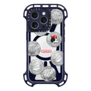 iPhone 16 Pro Ultra Bounce Case MagSafe Compatible Silver Cat Coin by Mond Kim