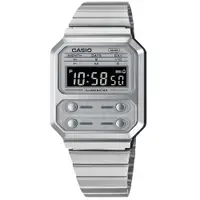 在飛比找蝦皮商城優惠-CASIO / 卡西歐 復古方型 計時碼錶 電子數位 不鏽鋼