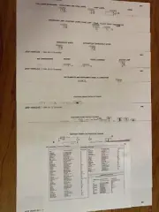 1984-1986 JEEP CJ7 FACTORY WIRING DIAGRAMS (COPIES)