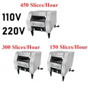 New 150/300/450 Slices/Hour Commercial Conveyor Toaster Toast Mechine Heavy Duty