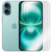 3pcs 9H Tempered Glass Screen Protector Guard for Apple iPhone 16 Front Bulk