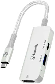 Bonelk Long-Life 3in1 Multiport Hub (White)
