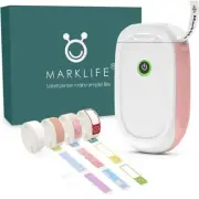 MARKLIFE P11 Label Maker Machine w/ Tape,Mini Thermal Wireless Inkless Stickers