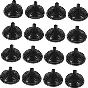 KALLORY 24pcs Flag Stand for Small Flags Mini Flag Holder for Decoration Black Small Flag Holder for Table Plastic Small Flag Holder