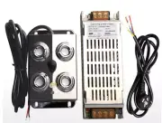 4 Heads Industrial Ultrasonic Mist Maker Humidifier Fogger & Transformer DC48V
